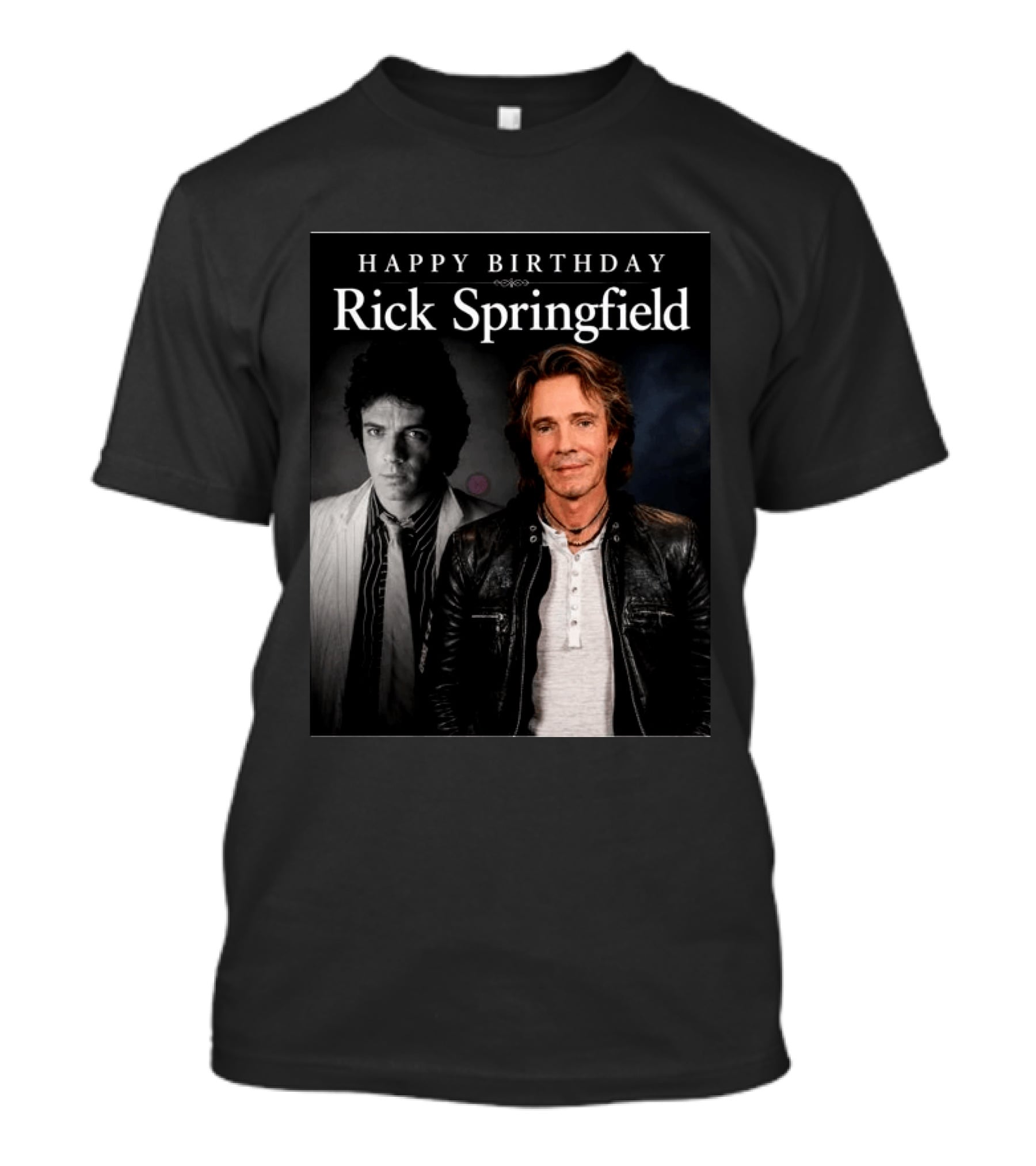 Happy Birthday Rick Springfield Retro And Modern T-Shirt
