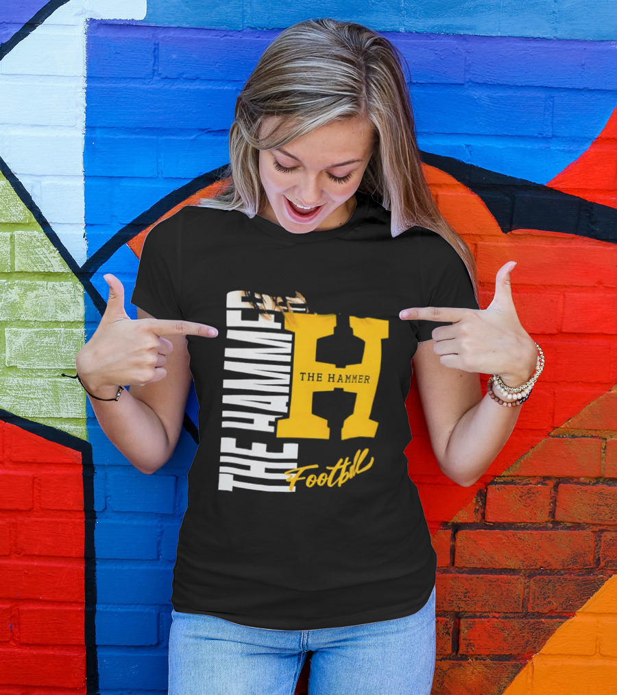 The Hammer H Athletic Football Team T-Shirt