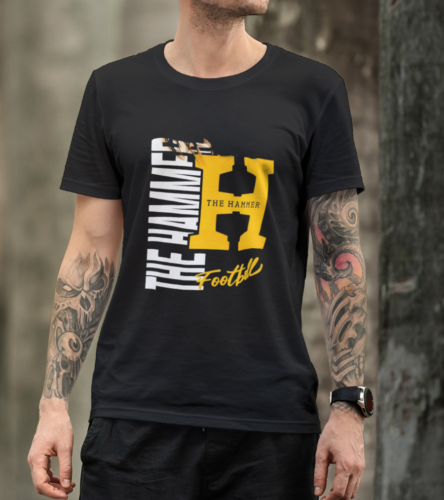 The Hammer H Athletic Football Team T-Shirt