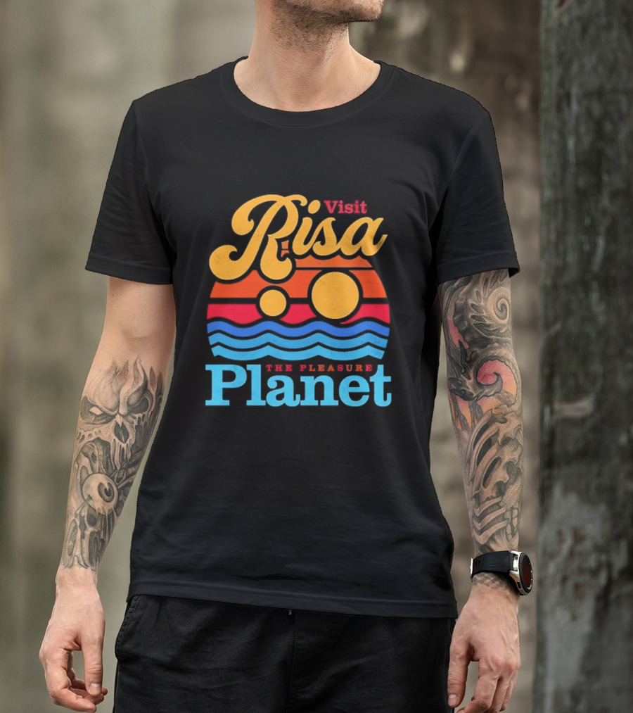 Visit Risa The Pleasure Planet Sci Fi Space Travel Adventure T-Shirt