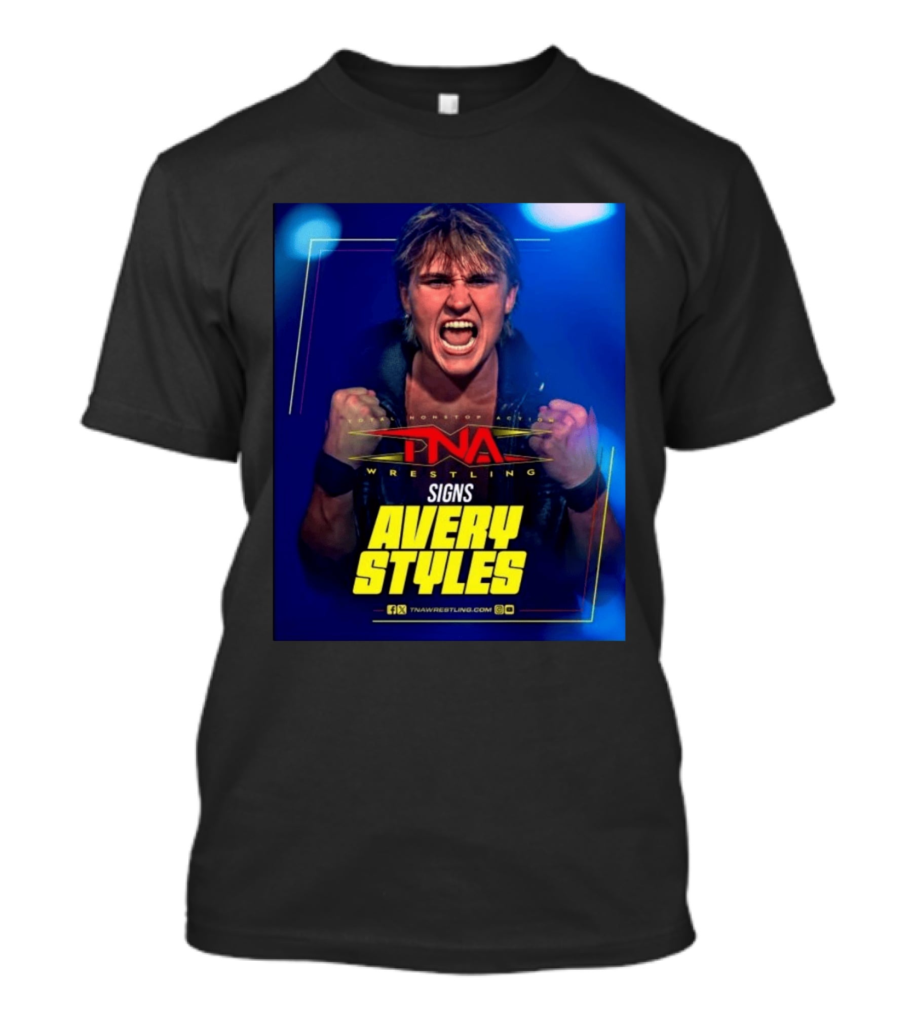 TNA Wrestling Signs Avery Styles Phenomenal Son T-Shirt