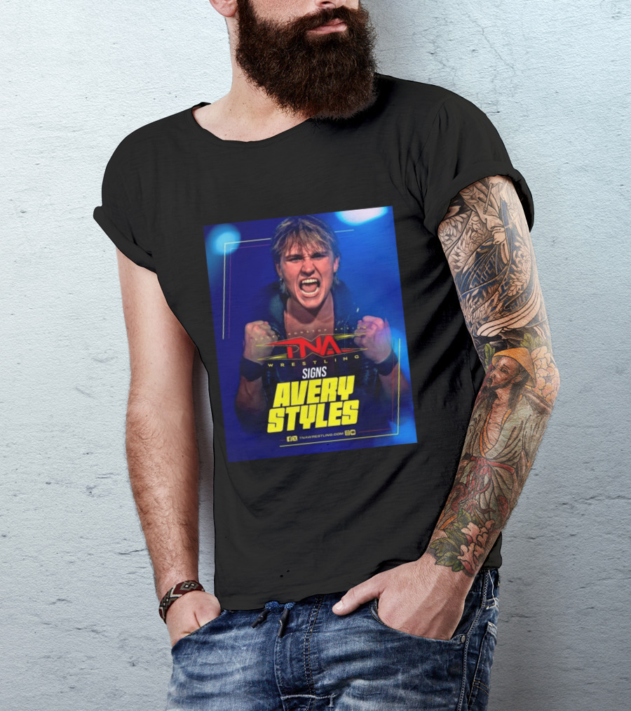 TNA Wrestling Signs Avery Styles Phenomenal Son T-Shirt