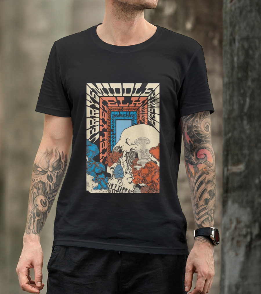 Jerry's Middle Finger Boulder Colorado September 27 2026 Skull T-Shirt