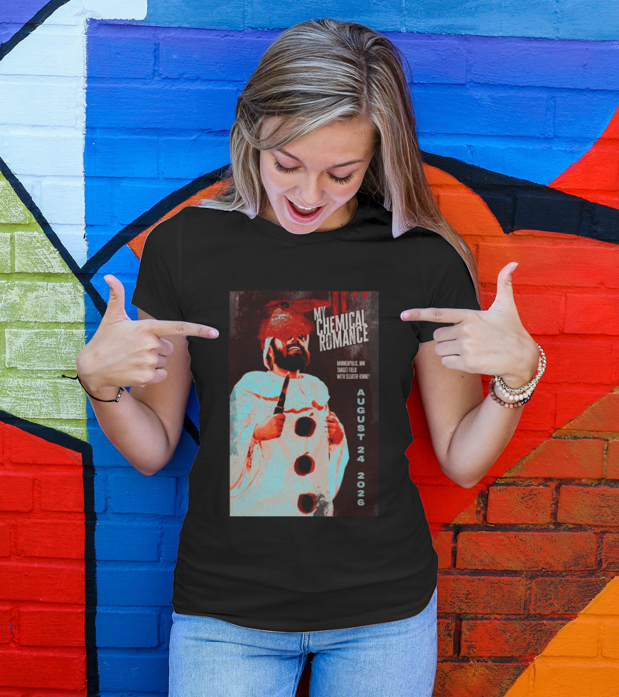 My Chemical Romance Minneapolis MN Target Field August 24 2026 With Sleater Kinney T-Shirt