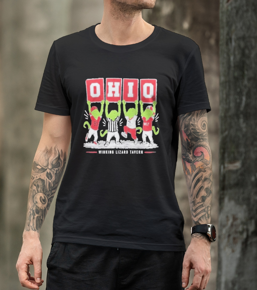 Ohio Winking Lizard Tavern Football Celebration T-Shirt