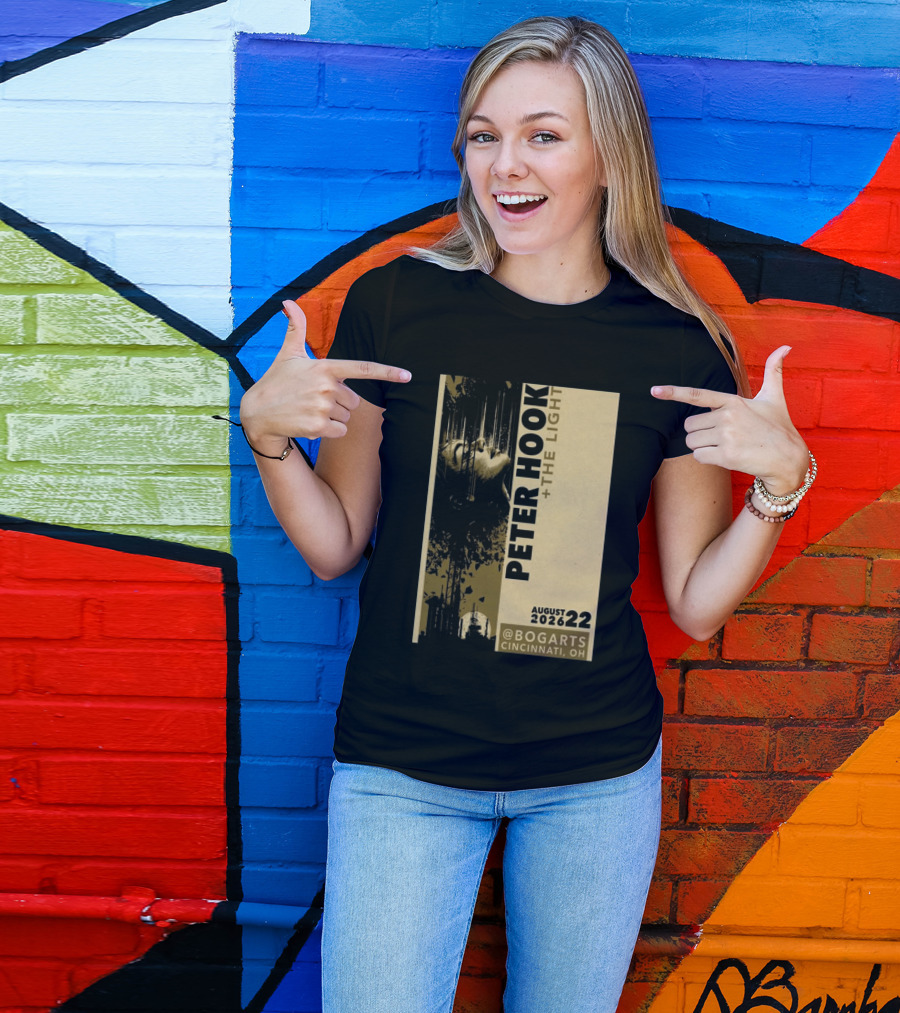Peter Hook And The Light Live At Bogarts Cincinnati 2026 T-Shirt