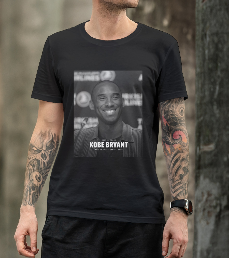 Rest In Peace Kobe Bryant Aug 23 1978 Jan 26 2020 T-Shirt