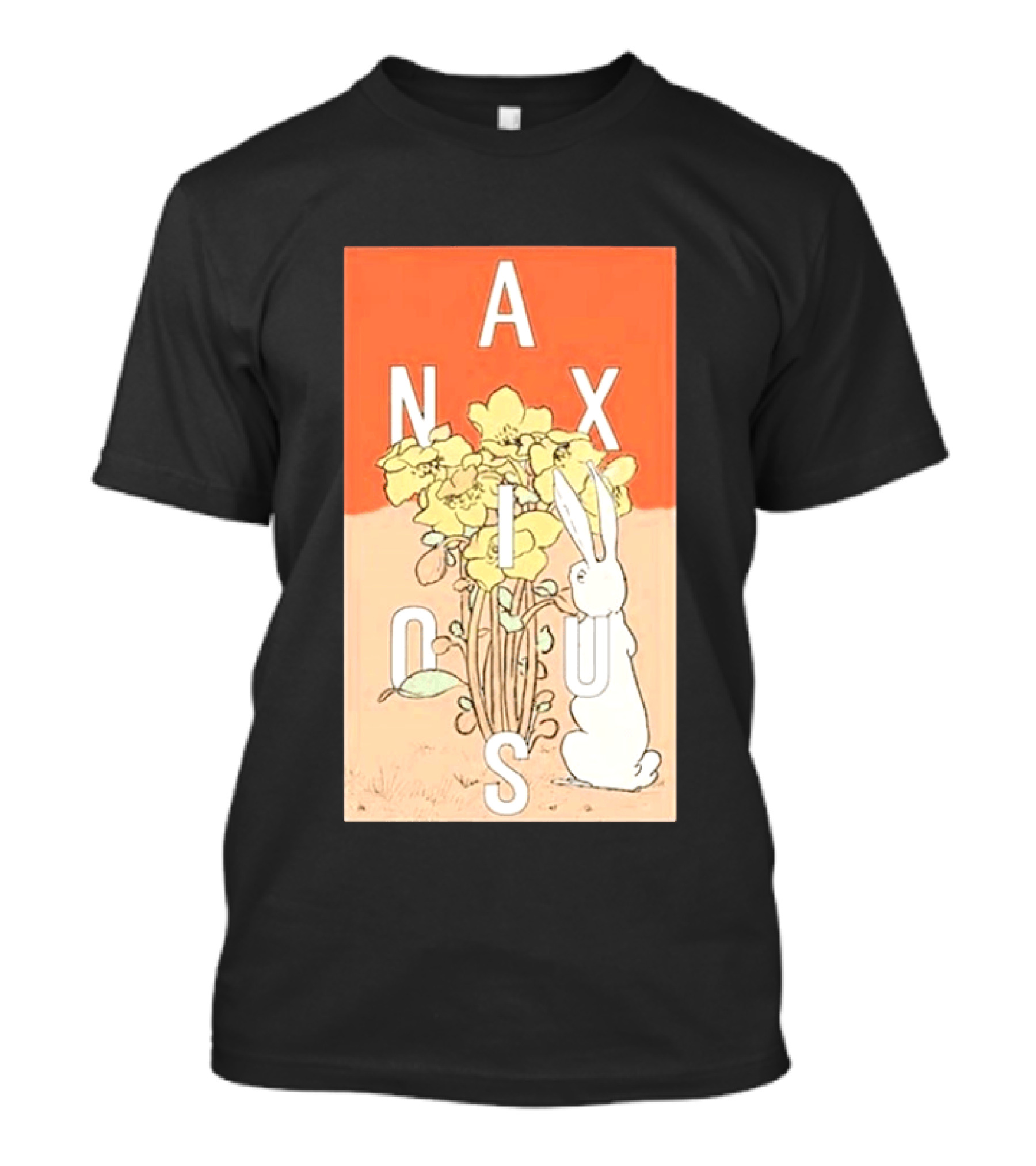 Anxious Tour 2026 Bouquet And Rabbit Summer Fall T-Shirt