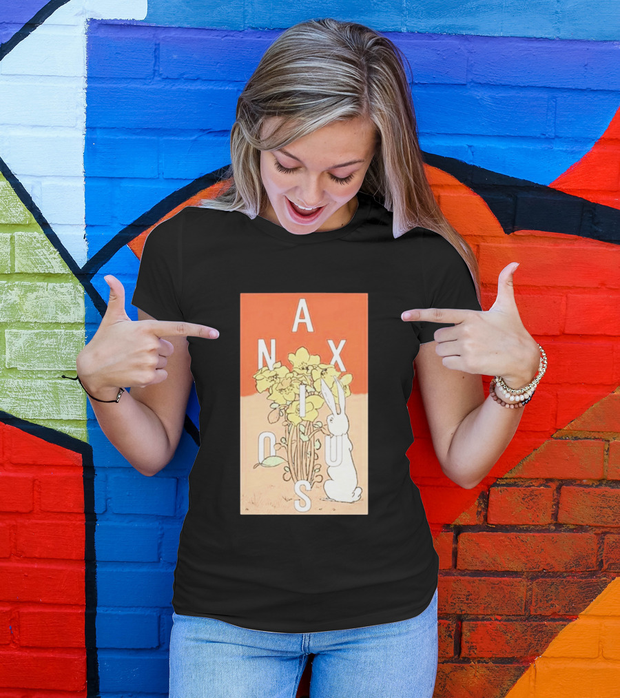 Anxious Tour 2026 Bouquet And Rabbit Summer Fall T-Shirt