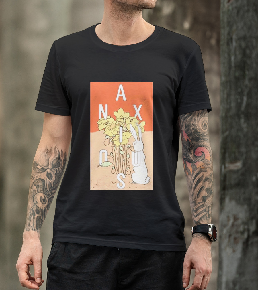 Anxious Tour 2026 Bouquet And Rabbit Summer Fall T-Shirt