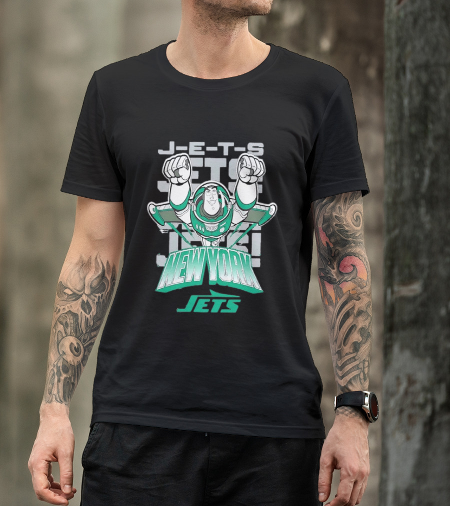 Buzz Lightyear New York J E S Football Team Fan T-Shirt