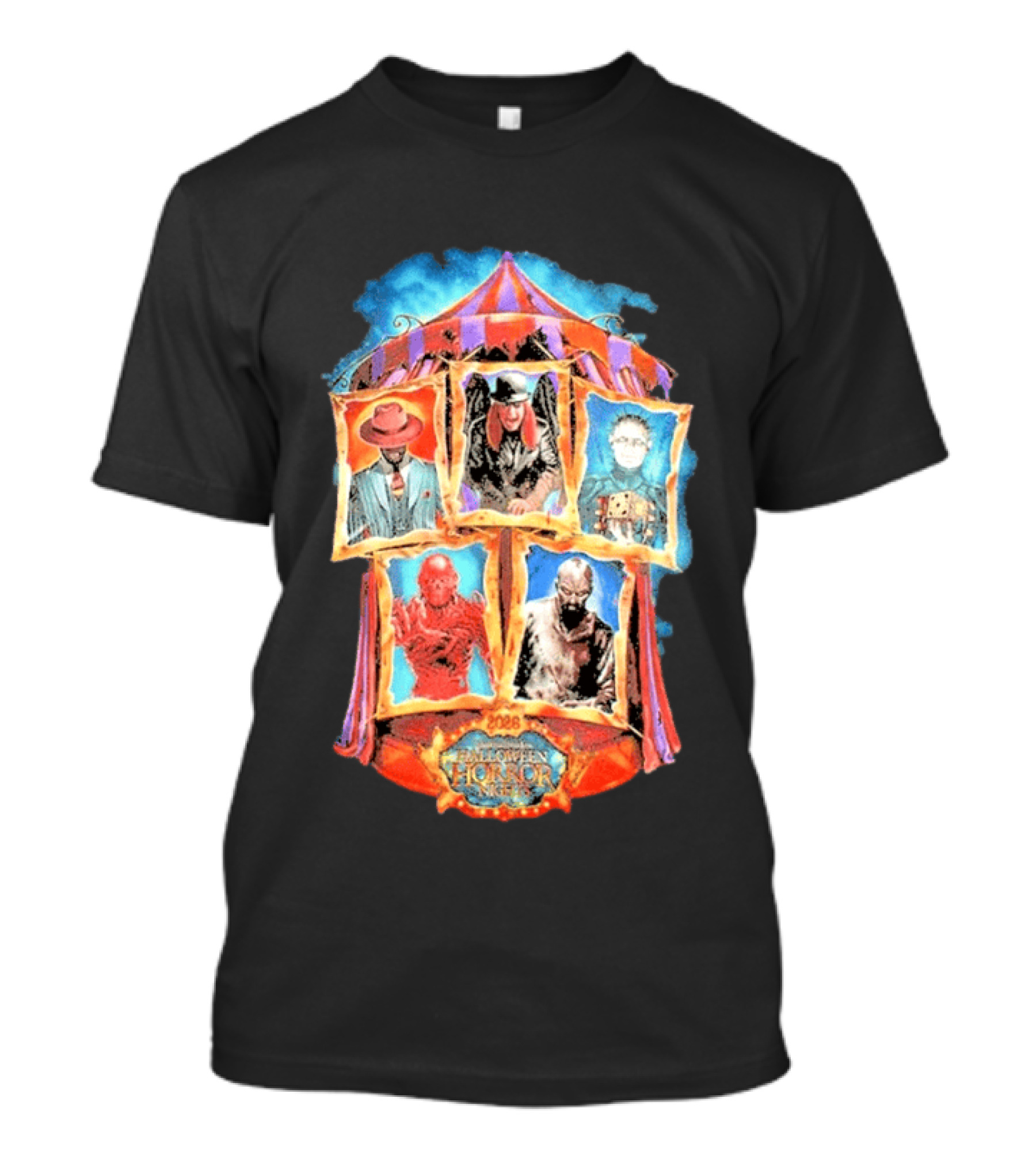 Halloween Horror Nights 2026 Key 2028 Horror Extravaganza T-Shirt