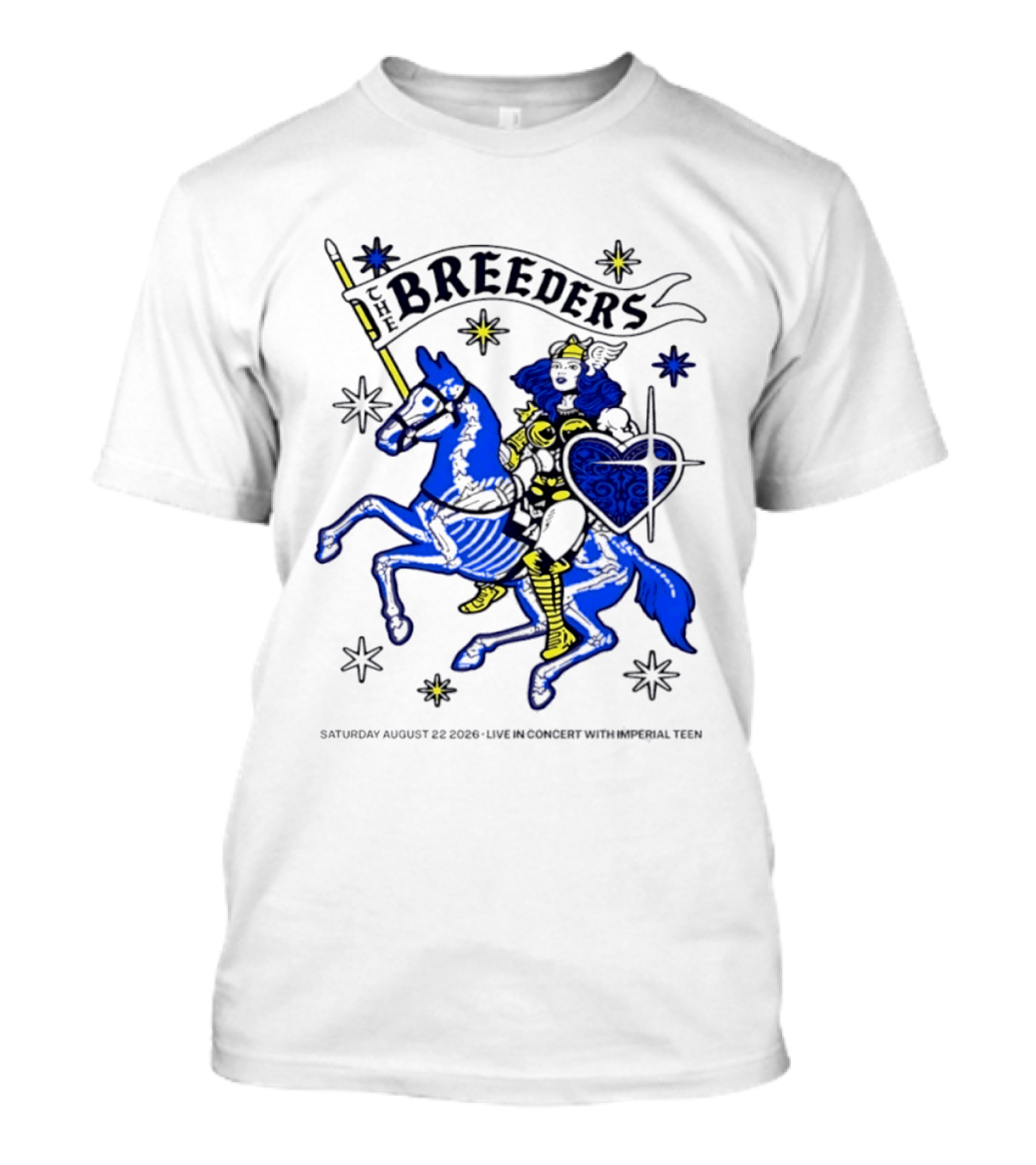 Saturday August 22 2026 The Breeders Live In Concert With Special Guest Imperial Teen T-Shirt