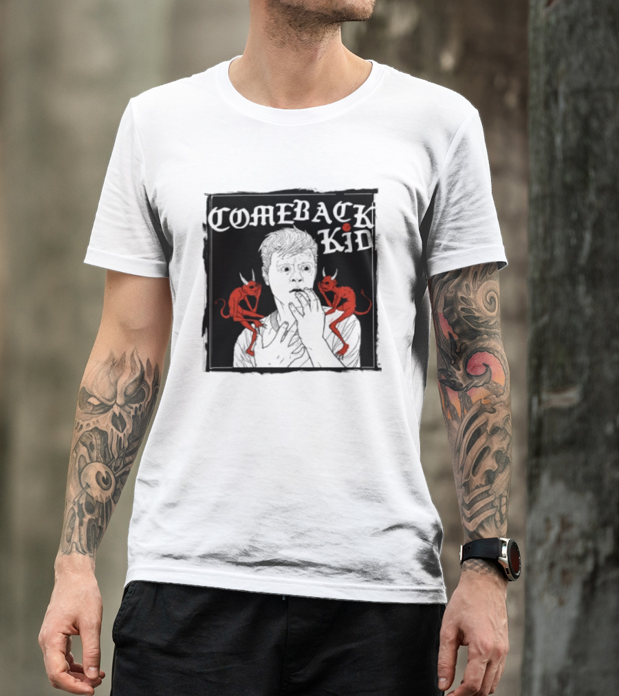 Comeback Kid Grey The Wrong Side Store Unique Artistic T-Shirt