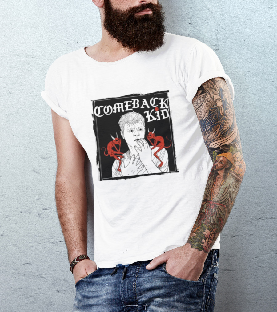 Comeback Kid Grey The Wrong Side Store Unique Artistic T-Shirt