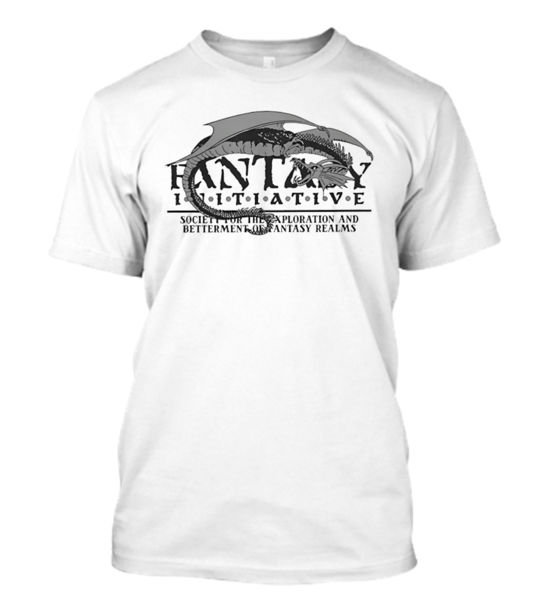 Fantasy Initiative Society For The Exploration And Betterment Of Fantasy Realms Dragon T-Shirt