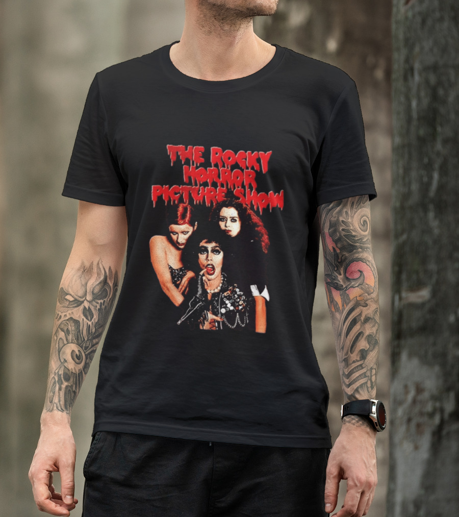 The Rocky Horror Picture Show Dr Frank N Furter Columbia Magenta T-Shirt