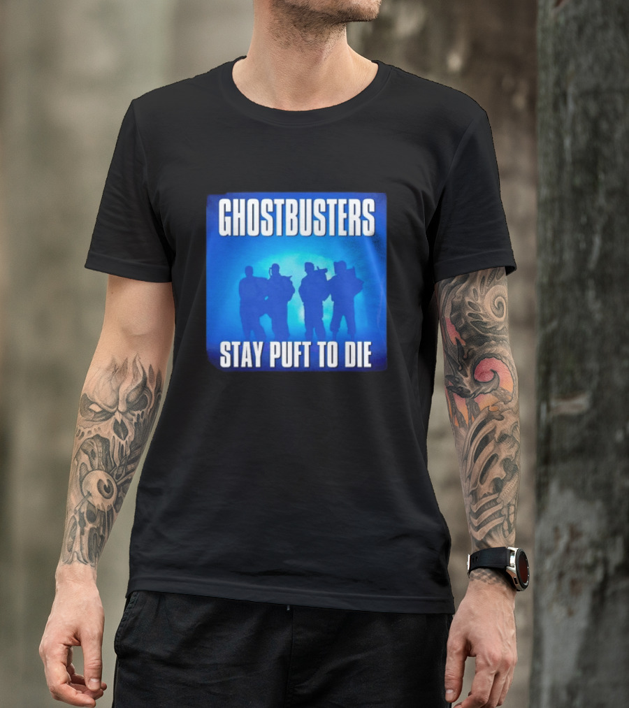 Ghostbusters Stay Puft To Die Marshmallow Man Classic Movie T-Shirt