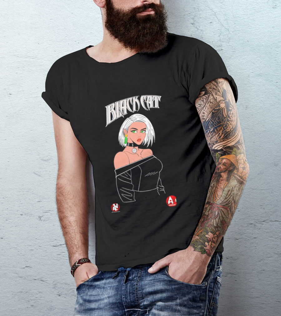 Black Cat Marvel Felicia Hardy Character Comic T-Shirt