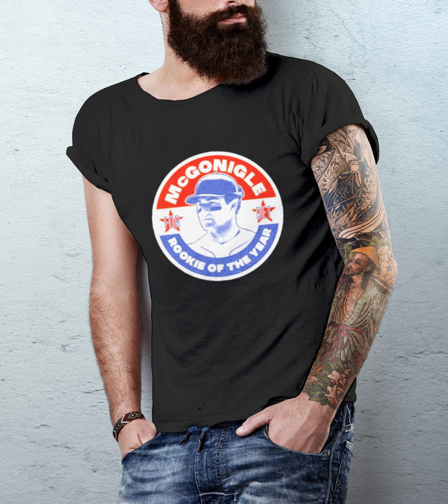 Kevin McGonigle Rookie Of The Year Detroit Baseball Stars T-Shirt