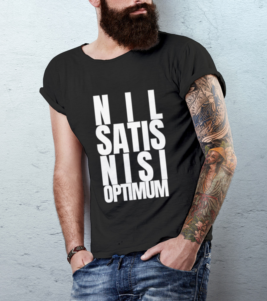 Everton FC Nil Satis Nisi Optimum Motto T-Shirt