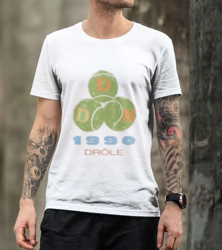 Droles De Monsieur 1990 DDM Tennis Balls T-Shirt