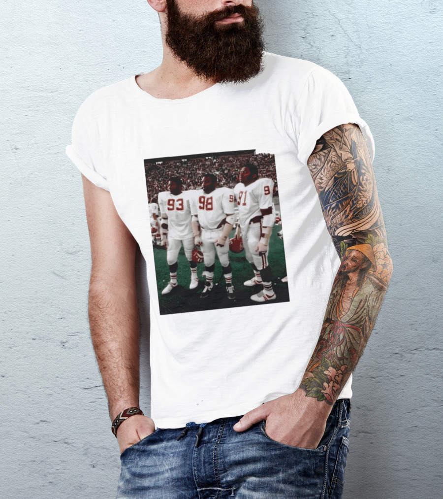 Oklahoma Sooners Football Players 93 98 91 On Field Sports Team Fan Gear T-Shirt