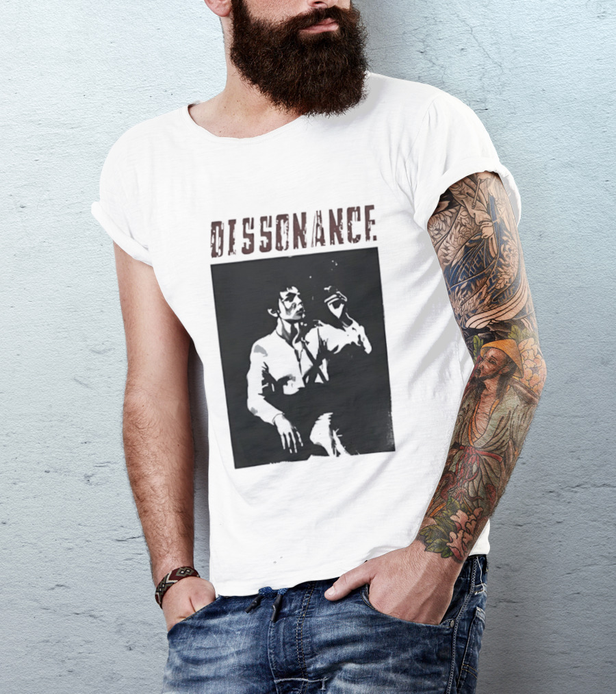 Dissonance Bruce Lee Distressed T-Shirt