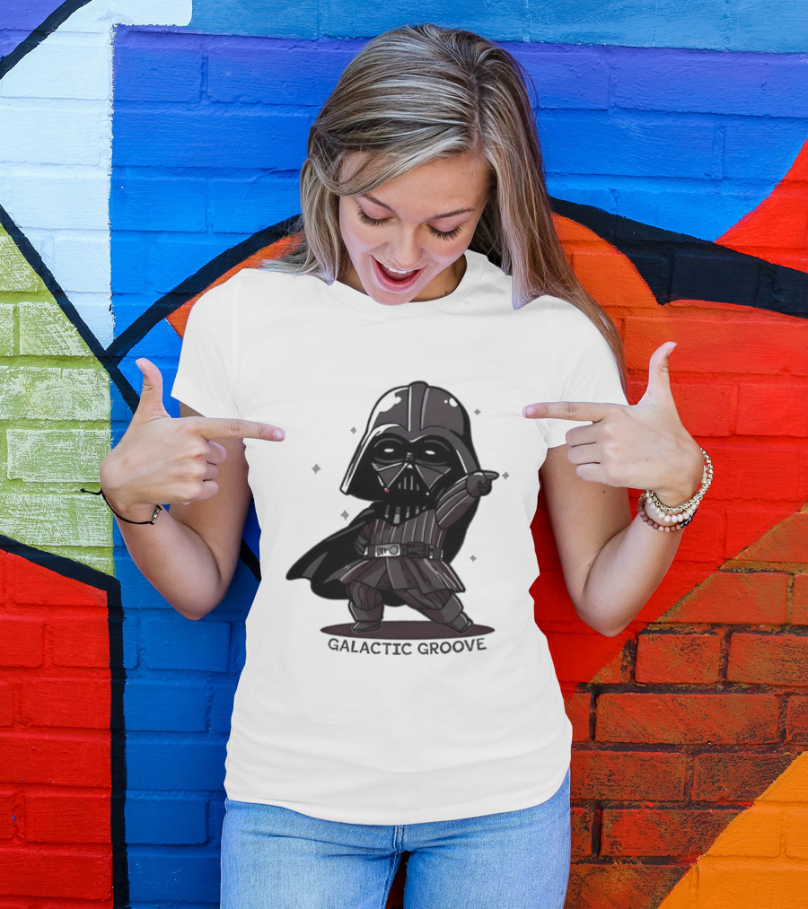 Star Wars Darth Vader Galactic Groove Chibi T-Shirt
