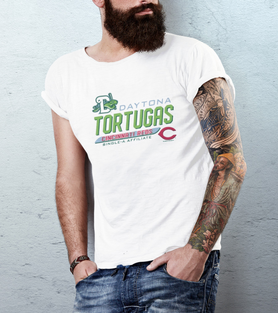 Daytona Tortugas Cincinnati Reds Single A Affiliate T-Shirt
