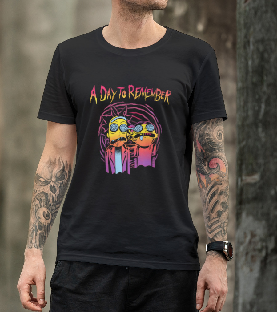 A Day To Remember Hypnotize Cartoon Characters Psychedelic T-Shirt