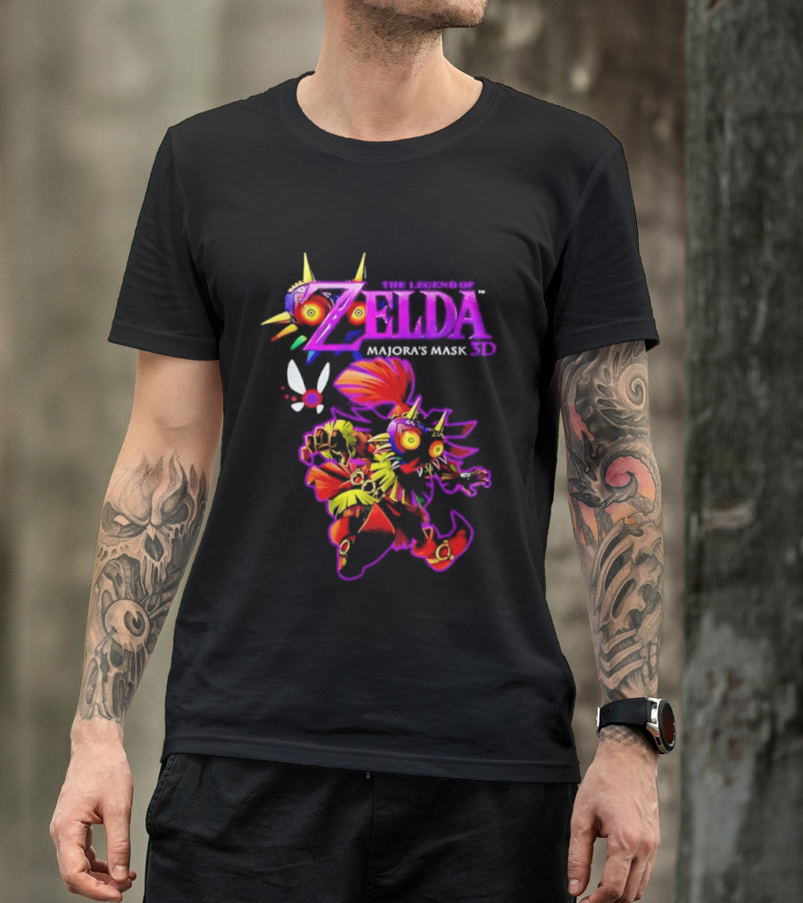 The Legend Of Zelda Majora's Mask 3D Skull Kid T-Shirt