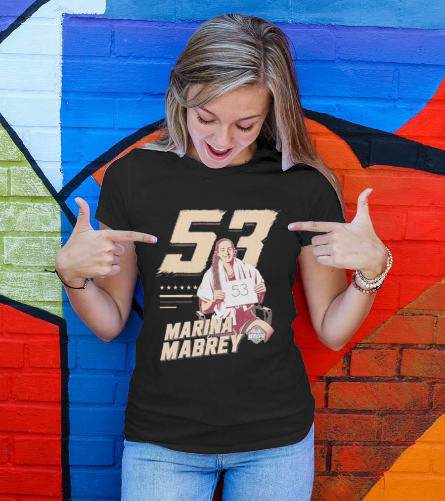 Marina Mabrey 53 Notre Dame Fighting Irish Basketball T-Shirt