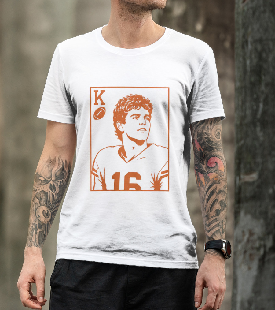 Arch Manning KO Football Card 16 T-Shirt
