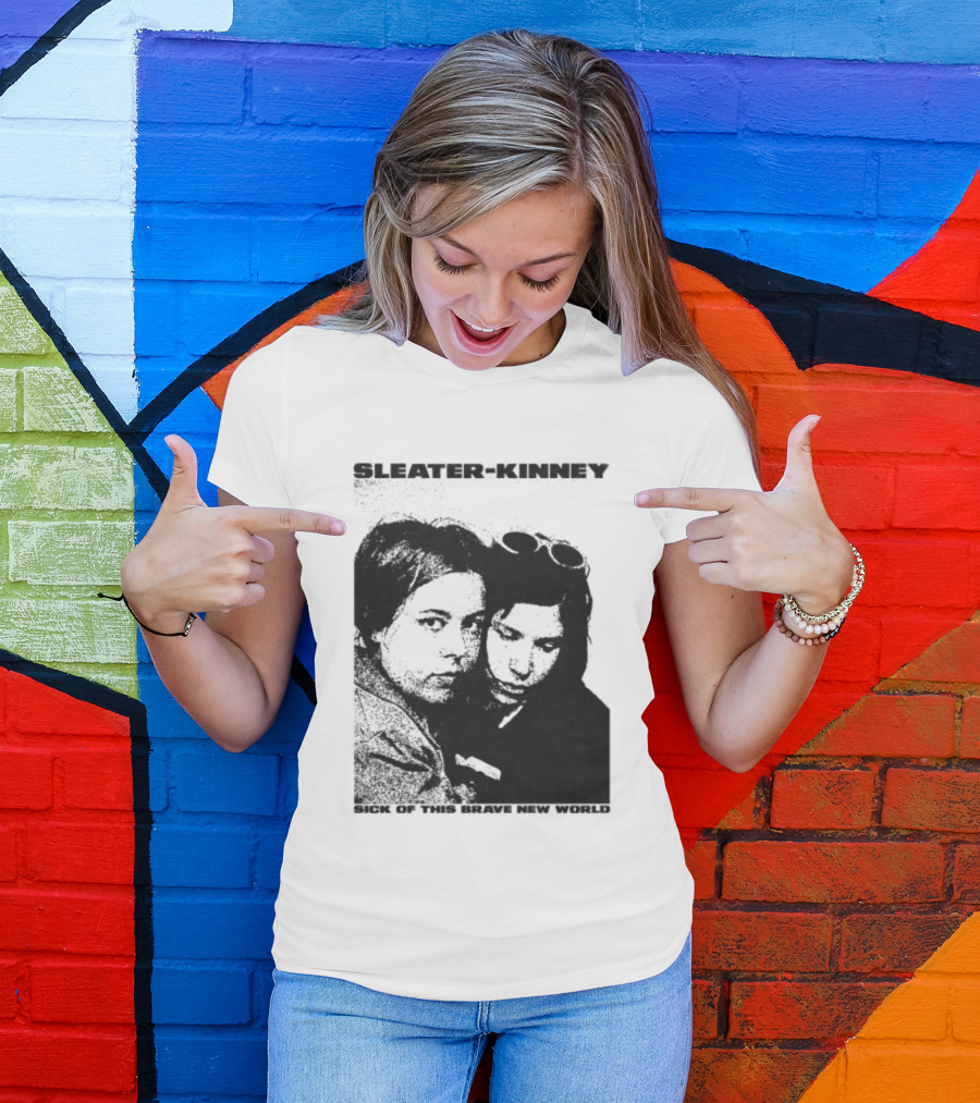 Enterthenight Gallery Store Sleater Kinney Sick Of This Brave New World T-Shirt