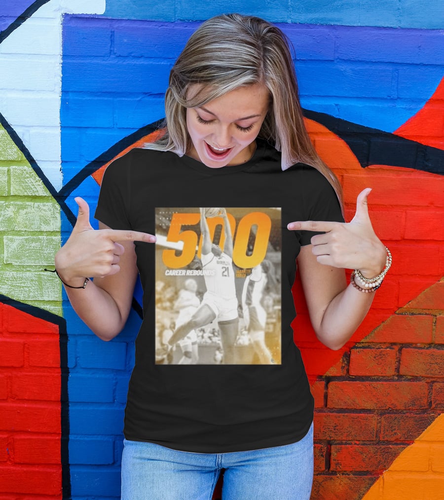Baylor Bears Aaronette Vonleh 500 Career Rebounds T-Shirt