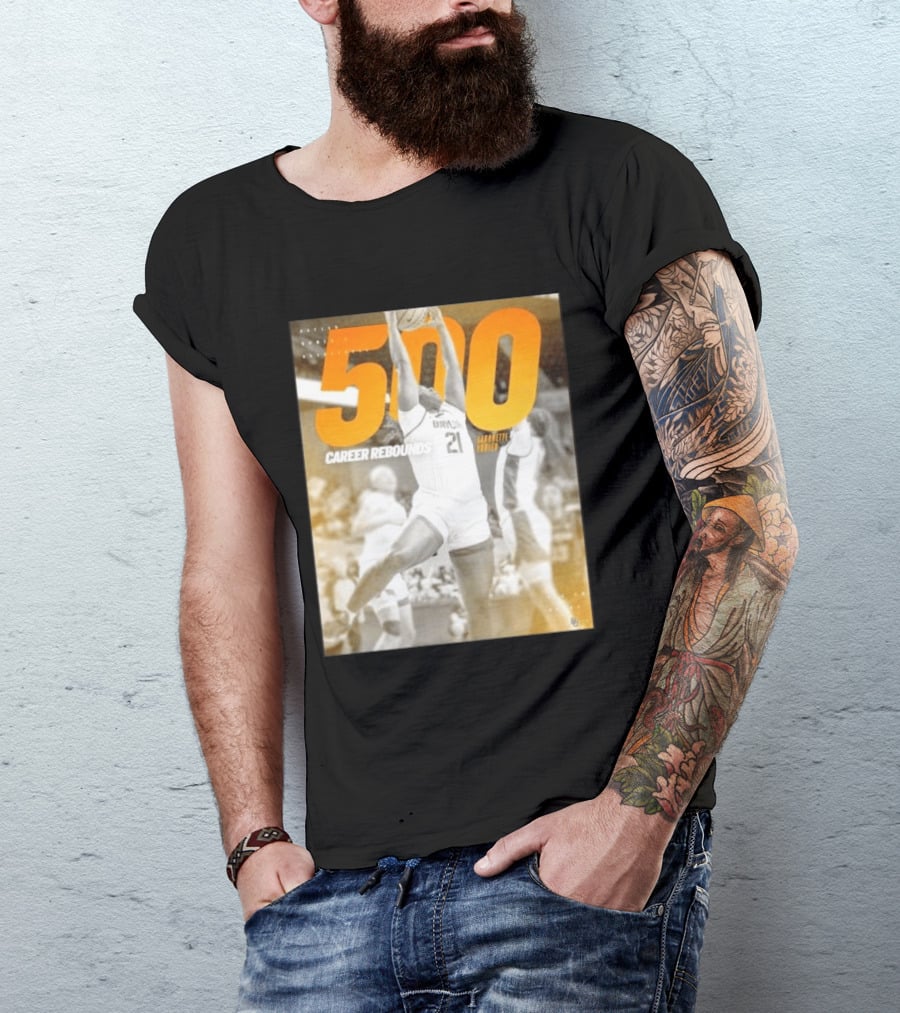 Baylor Bears Aaronette Vonleh 500 Career Rebounds T-Shirt