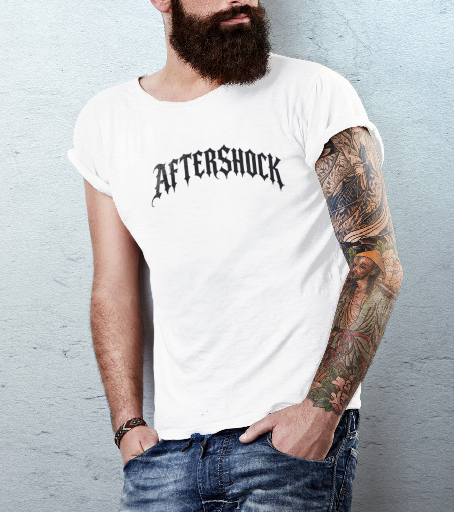 Louder Than Life Aftershock Distressed Name And Number DM T-Shirt