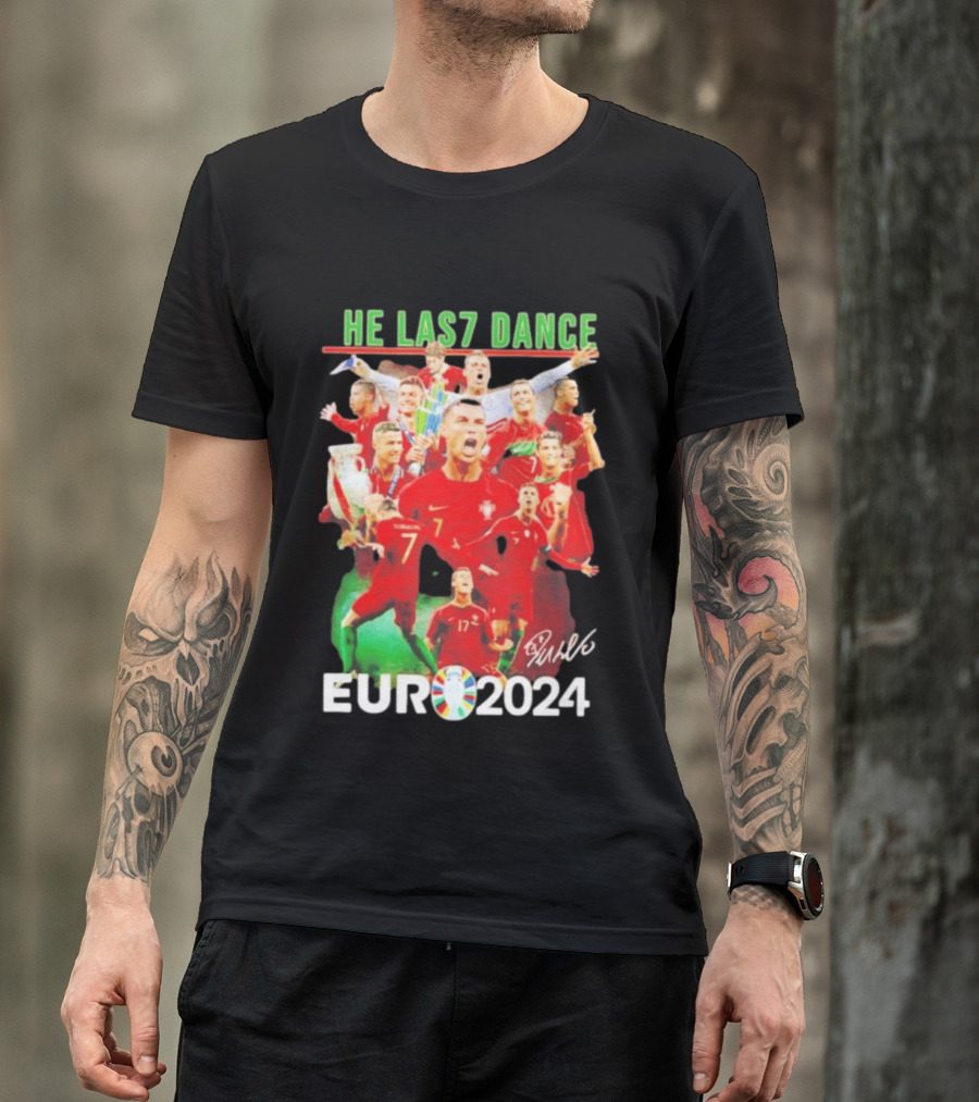 Cristiano Ronaldo He Las7 Dance Euro 2024 T-Shirt