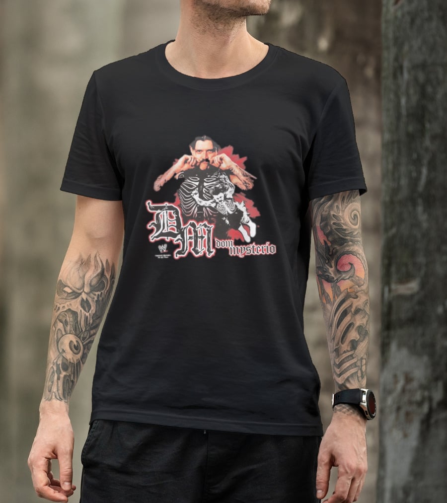 DM Dom Mysterio WWE Skeleton T-Shirt