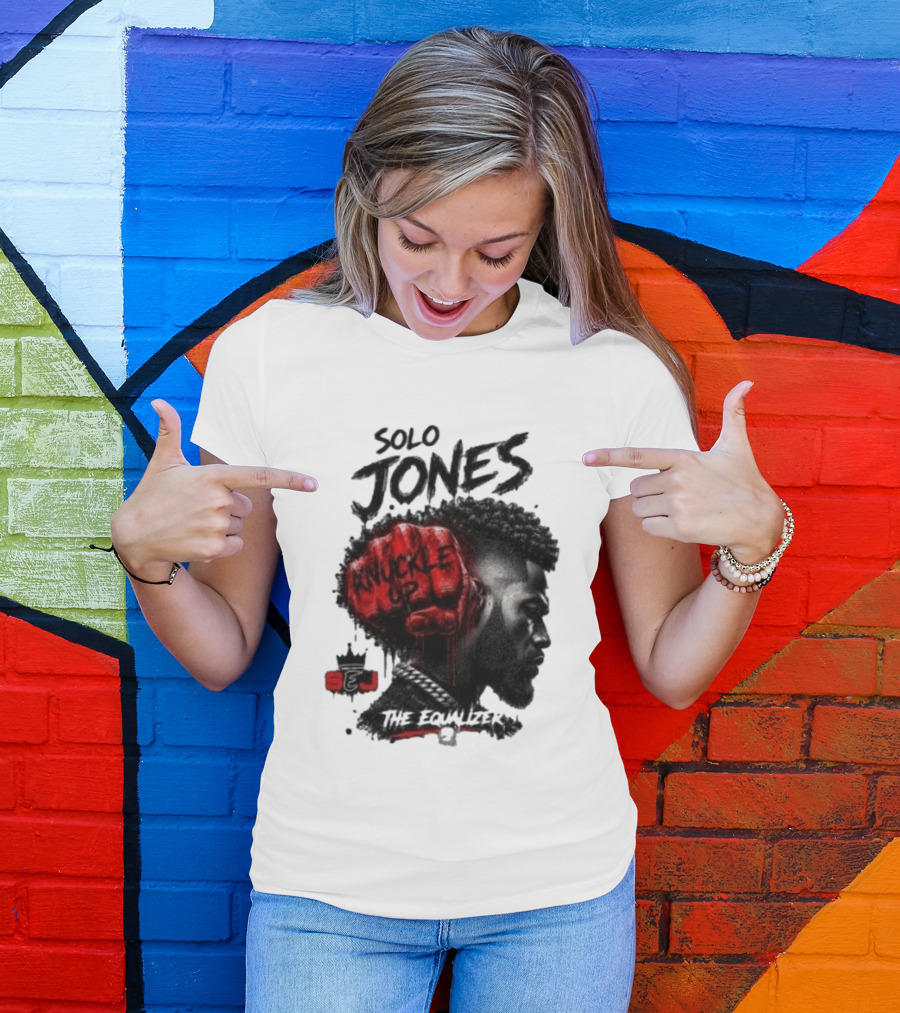 Solo Jones Knuckle Up The Equalizer Red Fist T-Shirt