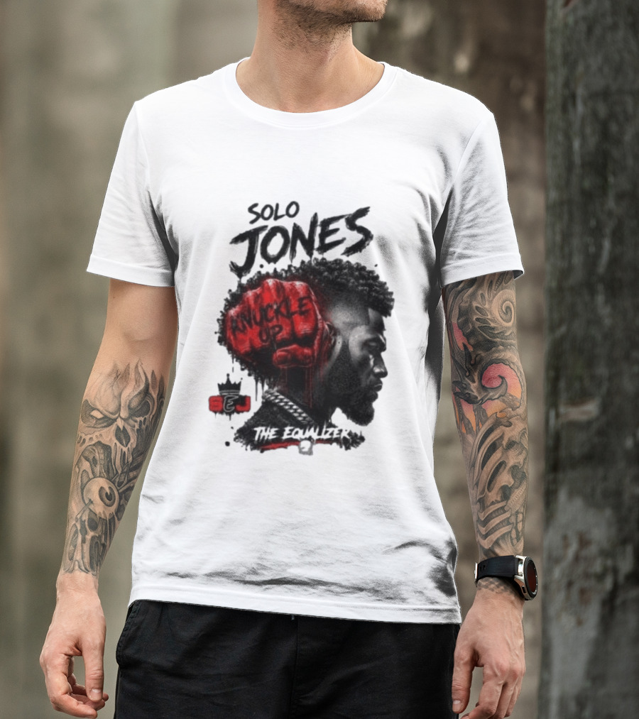 Solo Jones Knuckle Up The Equalizer Red Fist T-Shirt