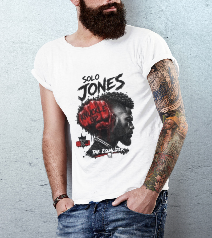 Solo Jones Knuckle Up The Equalizer Red Fist T-Shirt