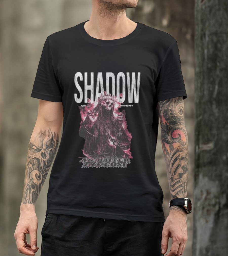 Shadow Of Intent No Matter The Cost Cloaked Skeleton T-Shirt