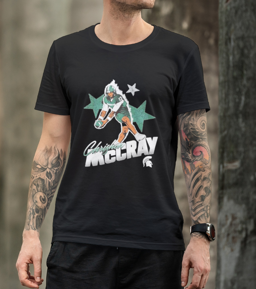 Chrishon McCray Stars Michigan State Spartans Football T-Shirt
