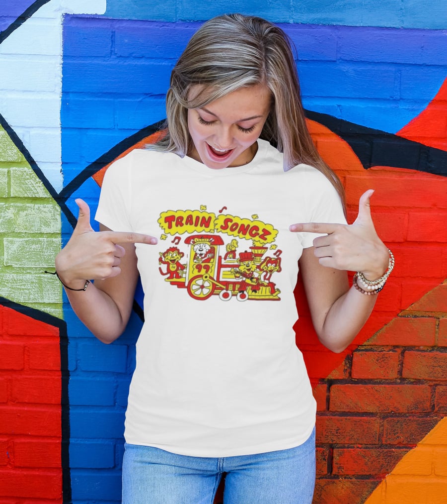 Train Songz 99 Musical Cartoon Animal Band Fun Adventure T-Shirt
