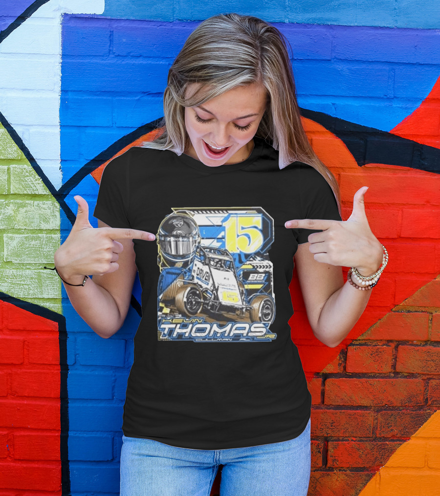 Kevin Thomas Cullman 15 Car Racing BB Performance T-Shirt