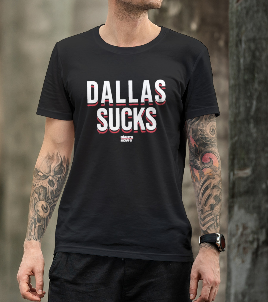 New York Giants Dallas Sucks NFL Rivalry Fan T-Shirt