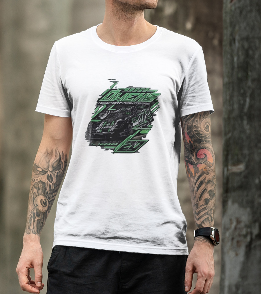Jimmy Owens Newport Nightmare 20 Car Racing Ultimate 64 Dirt Track 2023 T-Shirt