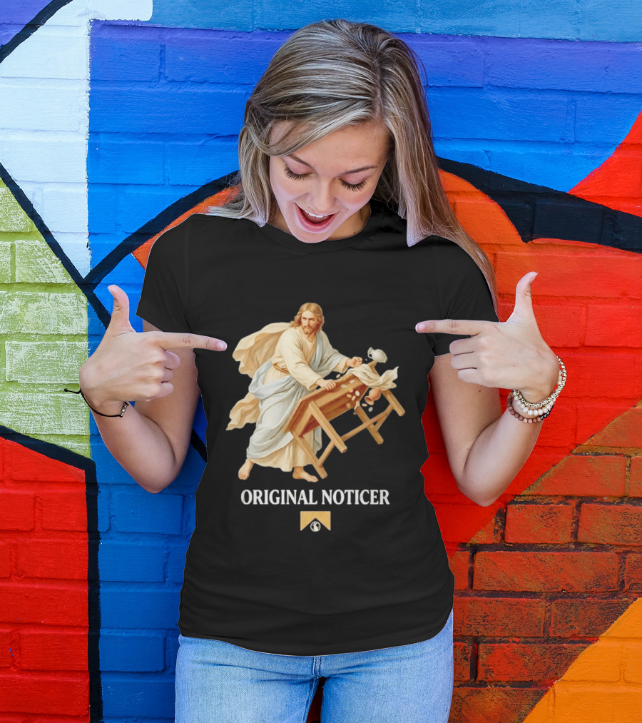 Jesus Christ Original Noticer Temple Cleansing Visual T-Shirt